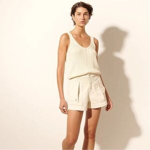 Kivari — Celene Denim shorts in cream